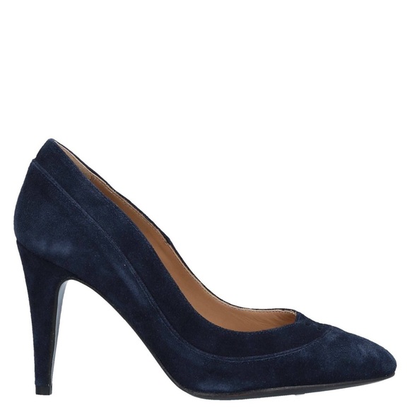 N.D.C. Made by Hand Blue Suede Heels, size 38.5 - Picture 8 of 9